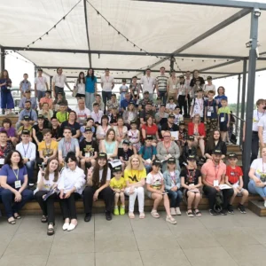 Групповая фотография на крыше коворкинга Рубин