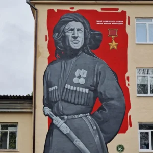 Мурал танкист